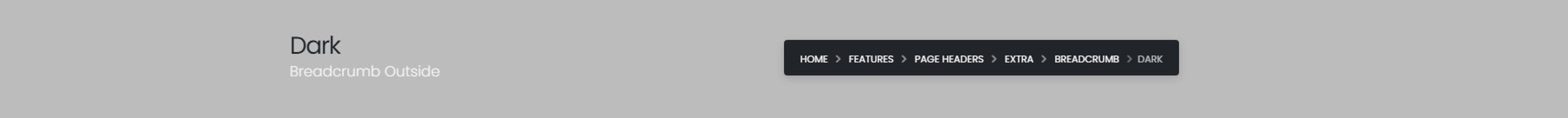 Breadcrumb Dark Breadcrumb Dark
