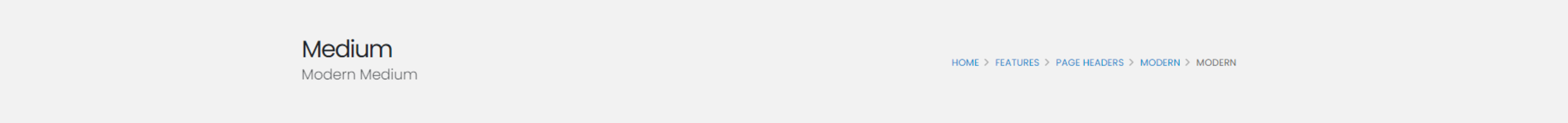 Modern Medium Modern Medium