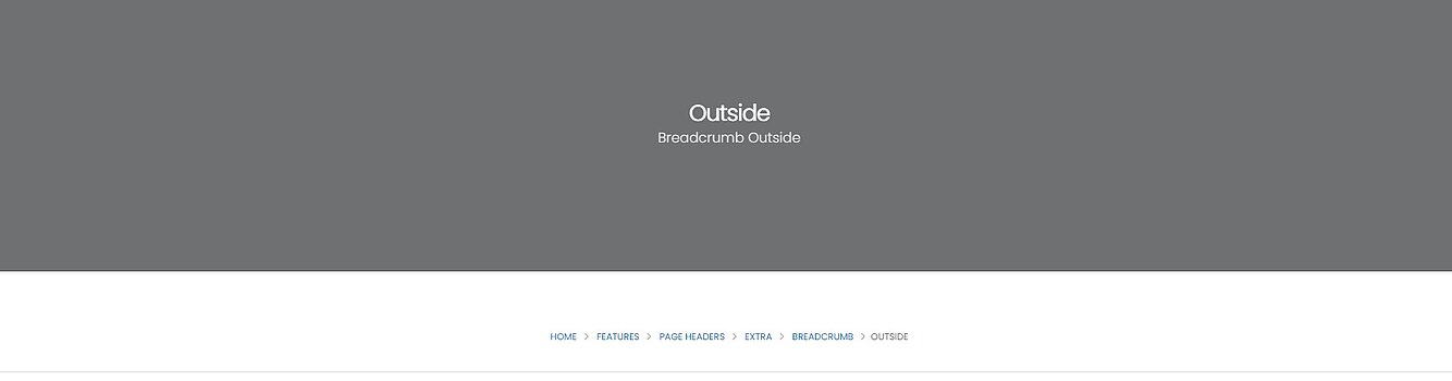 Breadcrumb Outsider Breadcrumb Outsider